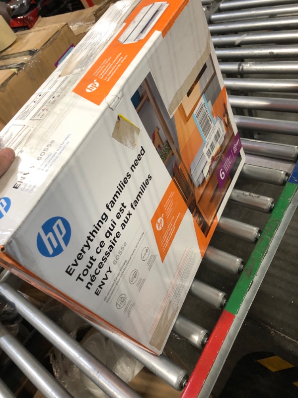 Photo 2 of HP ENVY 6055e Wireless Color Inkjet Printer, Print, scan, copy, Easy setup, Mobile printing, Best for home, Instant Ink with HP+,white New