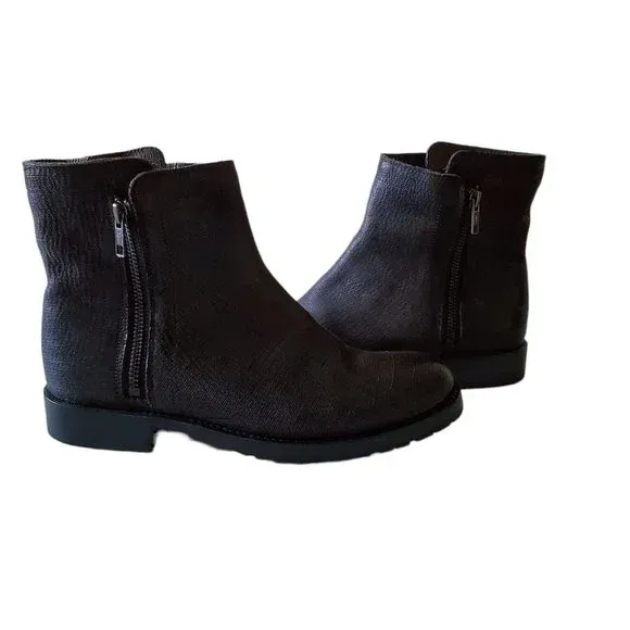 Photo 1 of LUOIKA FLAT ANKLE BOOTS WOMEN 8XW BLACK 