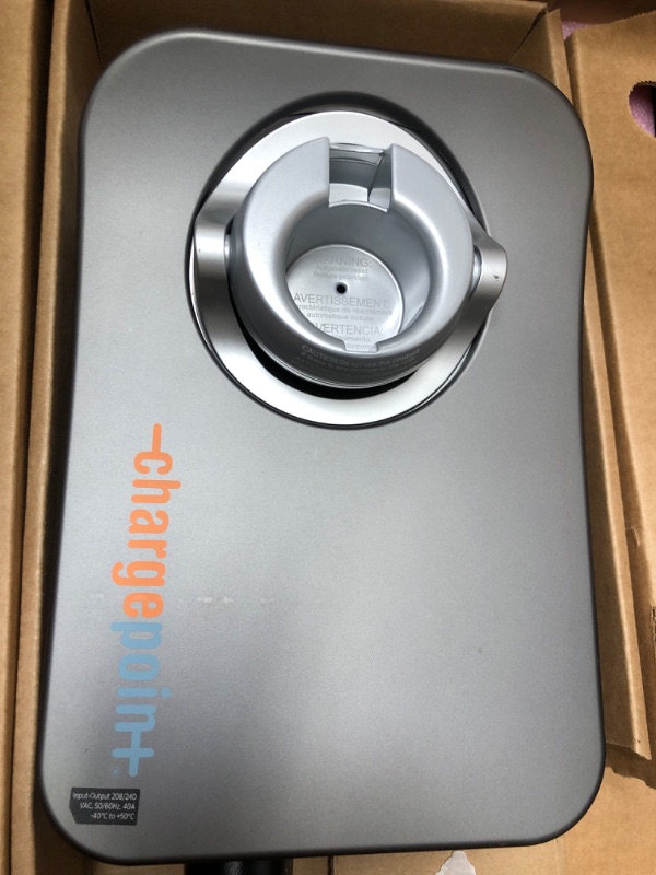 Photo 1 of (PARTS ONLY)ChargePoint Home Flex Electric Vehicle (EV) Charger, 16 to 50 Amp, 240V, Level 2 WiFi Enabled EVSE, UL Listed, ENERGY STAR, NEMA 14-50 Plug or Hardwired, Indoor / Outdoor, 23-foot cable , Black