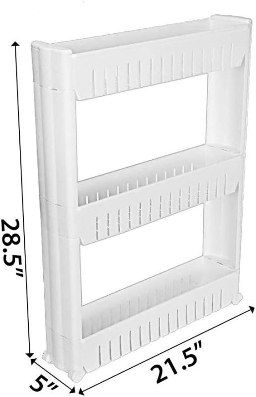 Photo 3 of (READ FULL POST) Narrow Sliding Storage Organizer Rack