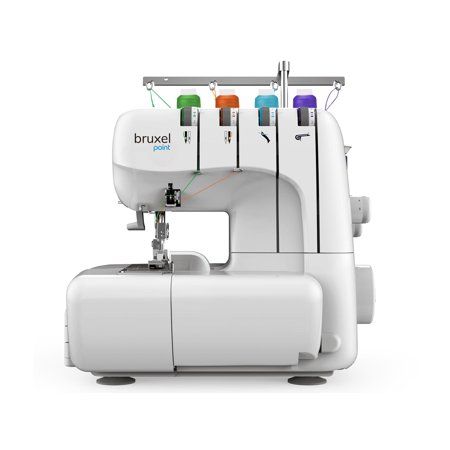 Photo 1 of (READ FULL POST) Serger Sewing Machine by Bruxel 2-3-4 Serger Thread Ideal Seam Guide for Sergers & Overlock Machines Metal Frame Coverstitch Machine Overlock Sew