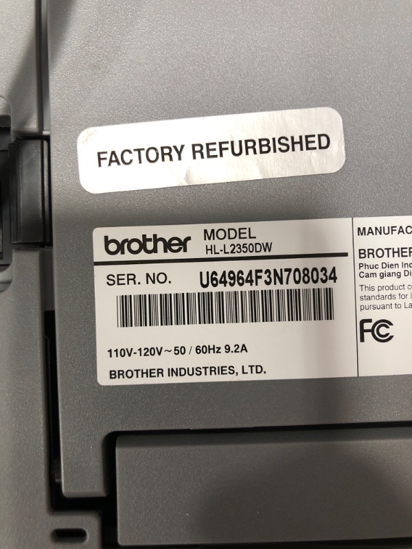 Photo 1 of brother HLL2350DW Refurbished Monochrome Printer (Renewed Premium)