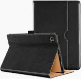 Photo 1 of DTTO for Samsung Galaxy Tab A8 10.5 inch Case 2022, Premium Leather Business Folio Stand Cover with Built-in Hand Strap for Samsung Galaxy Tab A8 10.5’’ 2022 Model [SM-X200/X205/X207], Black A-Black