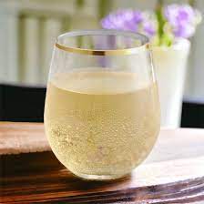 Photo 1 of 48 piece Stemless Unbreakable Crystal Clear Plastic Wine Glasses Set of 48 (9 Ounce - Gold Rim)

