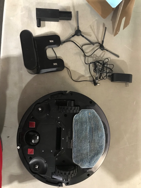 Photo 2 of ***MISSING REMOTE***
Robot Vacuum and Mop Combo, WiFi/App/Alexa, Robotic Vacuum Cleaner with Schedule, 2 in 1 Mopping Robot Vacuum with Watertank and Dustbin, Self-Charging, Slim, Ideal for Hard Floor, Pet Hair, Carpet