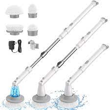 Photo 1 of ***PARTS ONLY/NON-RETURNABLE**MISSING PIECE THAT CONNECTS SCRUBBER***
Electric Spin Scrubber, Sweepulire Cordless Cleaning Brush with 2 Speeds, Adjustable Extension Arm, 4 Replaceable Brush Heads, Power Shower Scrubber Cleaning Brushes for Bathroom, Tub, 