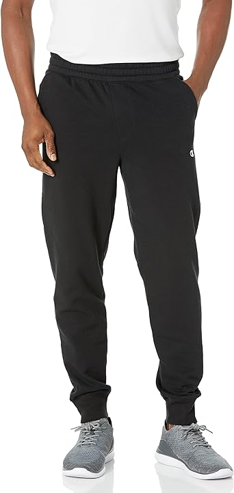 Photo 1 of Champion Authentic Originals Men's Sueded Fleece Jogger Sweatpants Medium Black