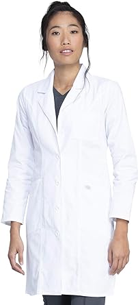 Photo 1 of Dickies EDS Professional Women Scrubs Lab Coats 37" 82401 X-Small White