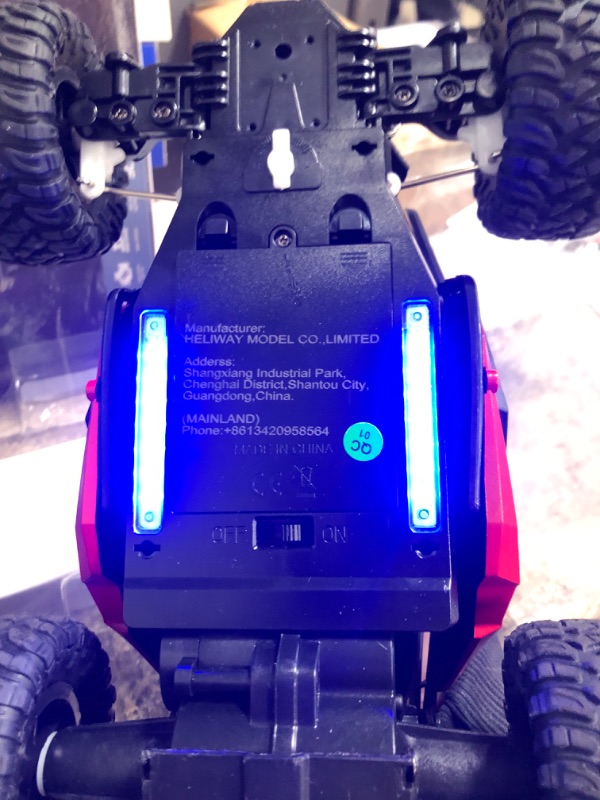 Photo 4 of BLUEJAY Remote Control Car - 2.4GHz High Speed 33KM/H RC Cars Toys, 1:12 Monster RC Truck Off Road with LED Headlight and Rechargeable Battery Gifts for Adults Boys 8-12
