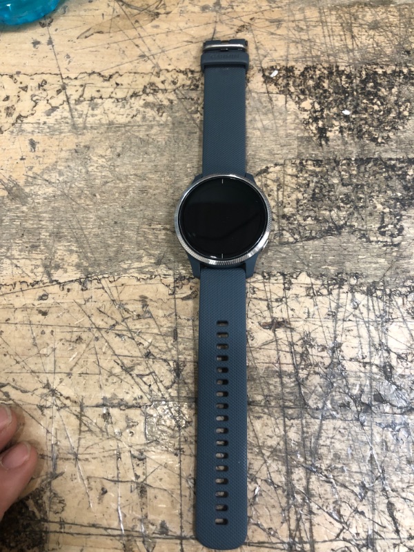 Photo 1 of **READ NOTES**Garmin Venu Sportswatch, Granite/Silver REFURB
