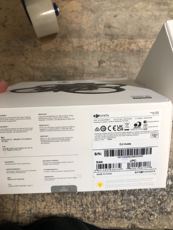 Photo 1 of DJI Avata Pro-View Combo - First-Person View Drone UAV Quadcopter with 4K Stabilized Video, Super-Wide 155° FOV, Emergency Brake and Hover, Includes New RC Motion 2 and Goggles 2 Avata Pro-View Combo Goggles 2 + RC Motion 2