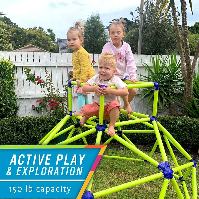 Photo 3 of (READ FULL POST) Eezy Peezy Monkey Bars Climbing Tower - Active Indoor/Outdoor Fun for Kids Jungle Gym Ages 3 to 8 Years Old Dome
