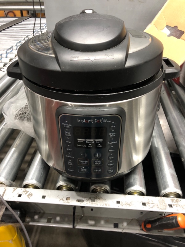 Photo 2 of **NOT EXACT SAME AS STOCK PHOTO** Instant Pot Duo Plus 9-in-1 Electric Pressure Cooker, Slow Cooker, Rice Cooker, Steamer, Sauté, Yogurt Maker, Warmer & Sterilizer, Includes App With Over 800 Recipes, Stainless Steel, 6 Quart