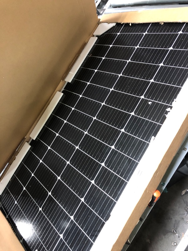 Photo 2 of Renogy Solar Panel 175 Watt 12 Volt, High-Efficiency Monocrystalline PV Module Power Charger for RV Marine Rooftop Farm Battery and Other Off-Grid Applications, 175W, Single 175W Single Panel