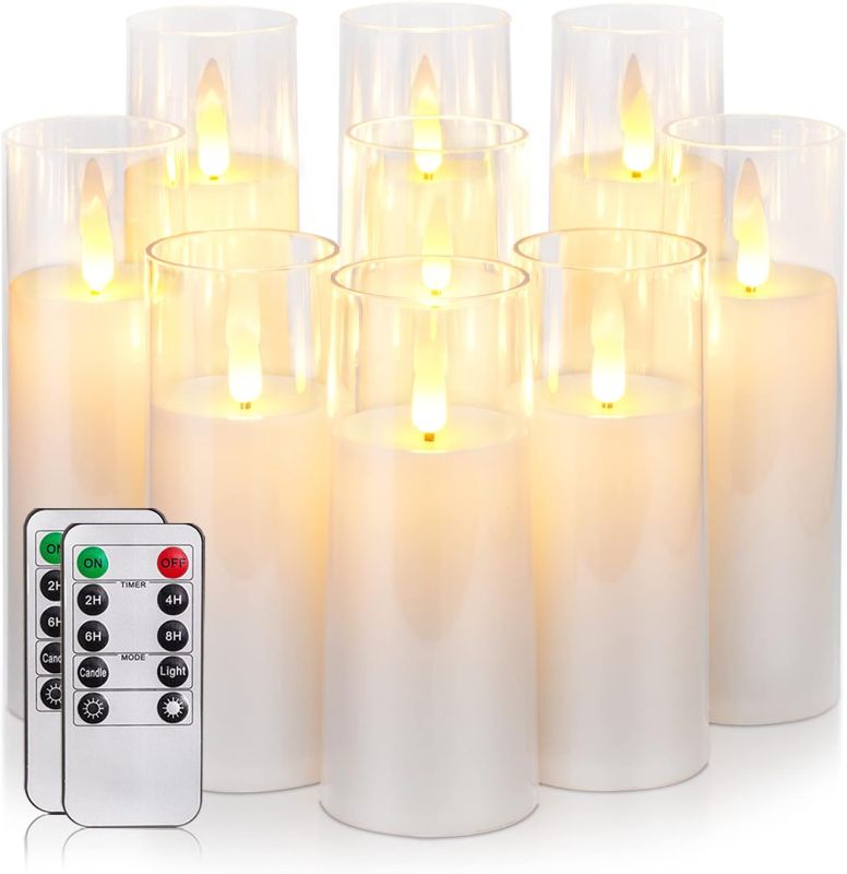 Photo 1 of **NOT EXACT SAME AS STOCK PHOTO** Led Plastic Swing Candle 12 Pack (Two packs, 24 total)