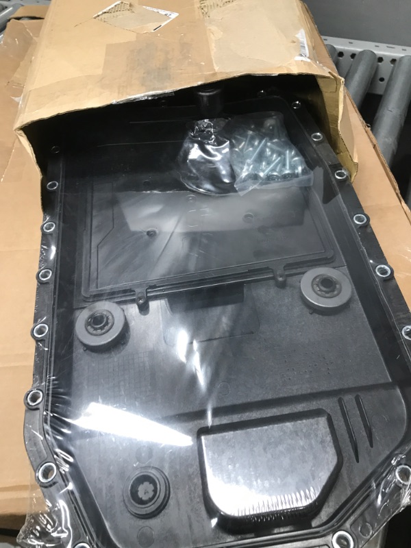 Photo 2 of Dorman 265-851 Transmission Pan With Drain Plug, Gasket And Bolts Compatible with Select BMW Models (OE FIX)