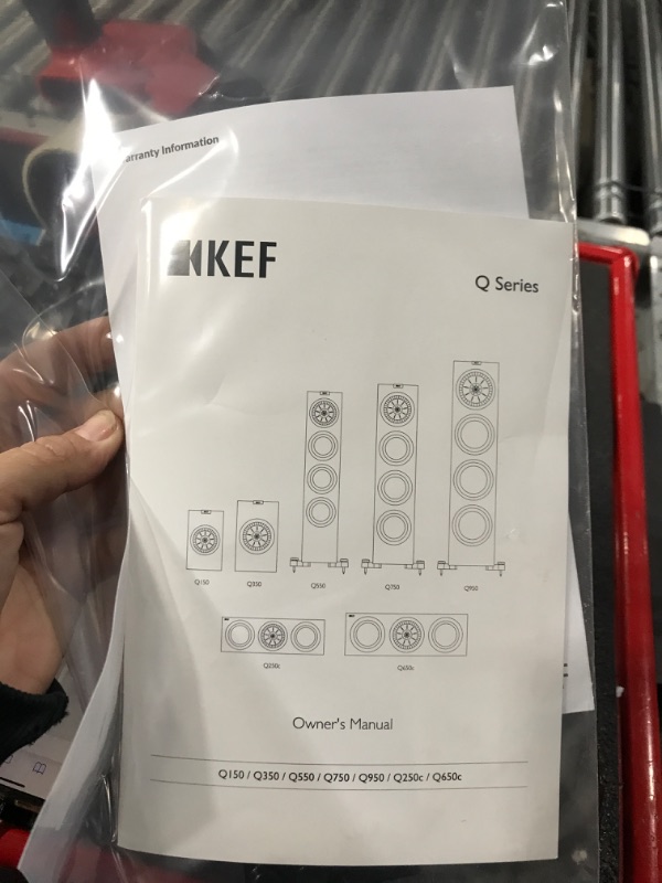 Photo 1 of KEF Q650c Center Channel Speaker (Each, Black) 