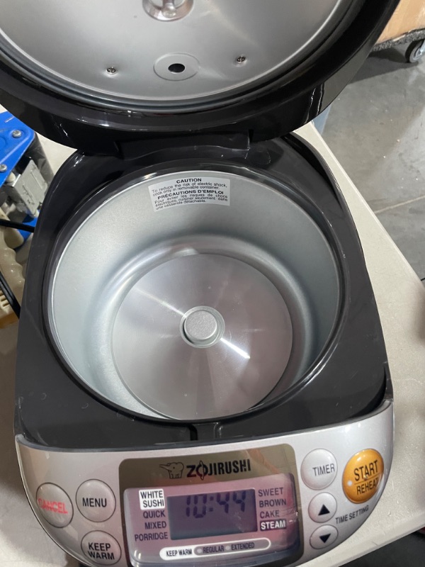 Photo 1 of Zojirushi NS-TSC10 5-1/2-Cup (Uncooked) Micom Rice Cooker and Warmer, 1.0-Liter 5.5 cups Rice Cooker