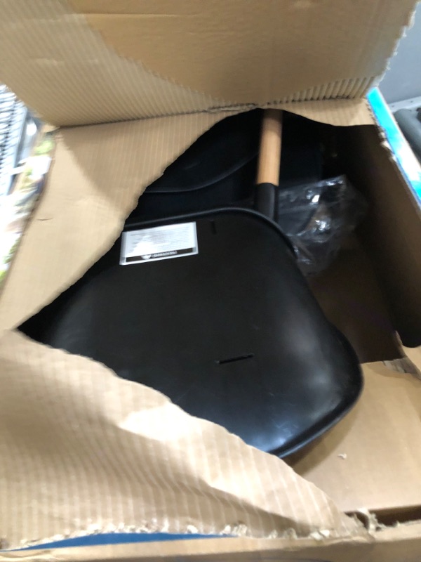 Photo 1 of ***USED - LIKELY MISSING PARTS - UNABLE TO VERIFY FUNCTIONALITY***
Baby High Chair, 6 in 1 Baby Eating Chair,Wooden High Chair for Babies & Toddlers with Adjustable Legs, Removable Tray, 5-Point Safety Harness & Waterproof PU Cushion (Black)