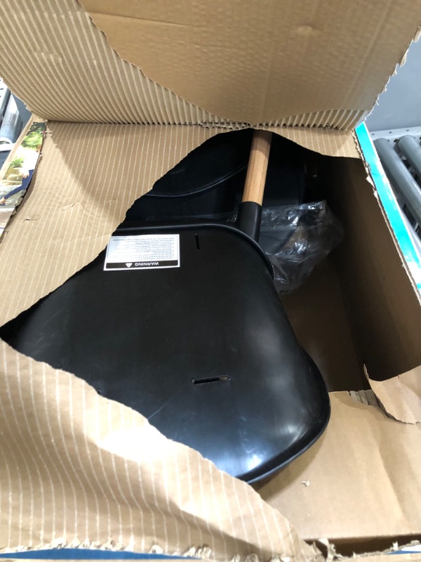 Photo 4 of ***USED - LIKELY MISSING PARTS - UNABLE TO VERIFY FUNCTIONALITY***
Baby High Chair, 6 in 1 Baby Eating Chair,Wooden High Chair for Babies & Toddlers with Adjustable Legs, Removable Tray, 5-Point Safety Harness & Waterproof PU Cushion (Black)