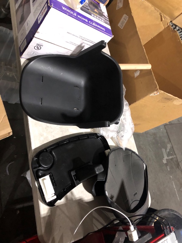 Photo 2 of ***USED - LIKELY MISSING PARTS - UNABLE TO VERIFY FUNCTIONALITY***
Baby High Chair, 6 in 1 Baby Eating Chair,Wooden High Chair for Babies & Toddlers with Adjustable Legs, Removable Tray, 5-Point Safety Harness & Waterproof PU Cushion (Black)