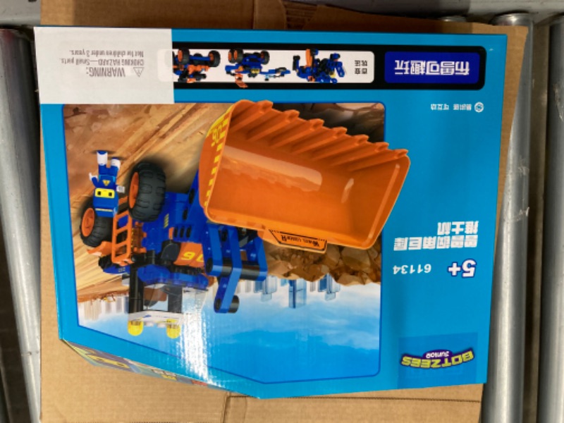 Photo 2 of BOTZEES 8 in 1 STEM Toys for Kids, Bulldozer Building Block Sets, Construction Toys for Boys & Girls Age 5 for Kids - Factory sealed