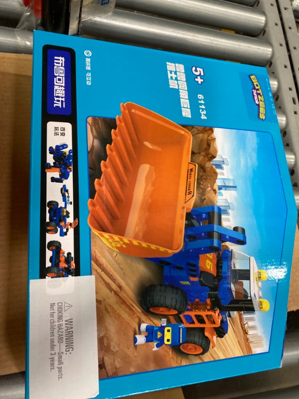 Photo 2 of Factory Sealed -  8 in 1 STEM Toys for Kids, Bulldozer Building Block Sets, Construction Toys for Boys & Girls Age 5 for Kids