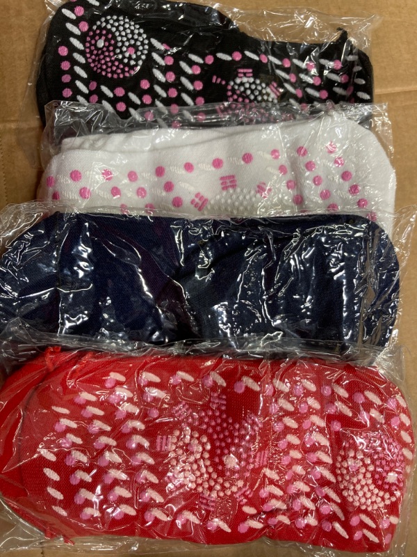 Photo 1 of BUNDLE - 8 PAIR - Tourmaline Health Sock, Foot Massage, Foot Warmers, 4 Pairs Magnetic Socks, Thermotherapeutic Sock for Man Women, Socks for Camping Hiking Skiing Gift