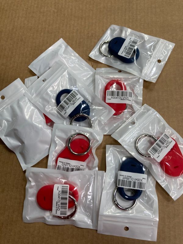 Photo 1 of 12 Pack - SmartTag Holders and Keychain, Soft and Shockproof Silicone SmartTag for dog tags, suitcases and more