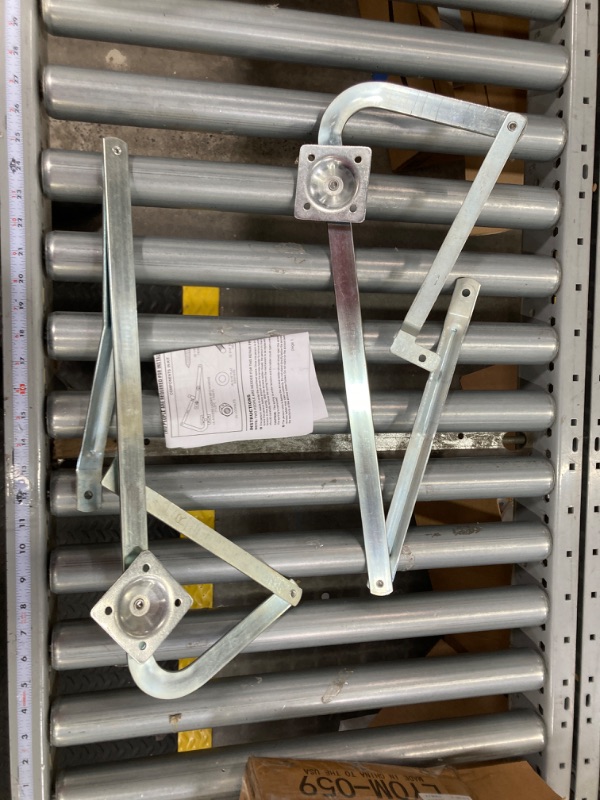 Photo 1 of ***MISSING HARDWARE*** ECOTRIC Replacement Attic Ladder Hinge Arms Compatible with 2010-UP Werner Mk 5, WU2210, W2208, W2210 Thick Zinc Attic Ladders Spreader- Pair