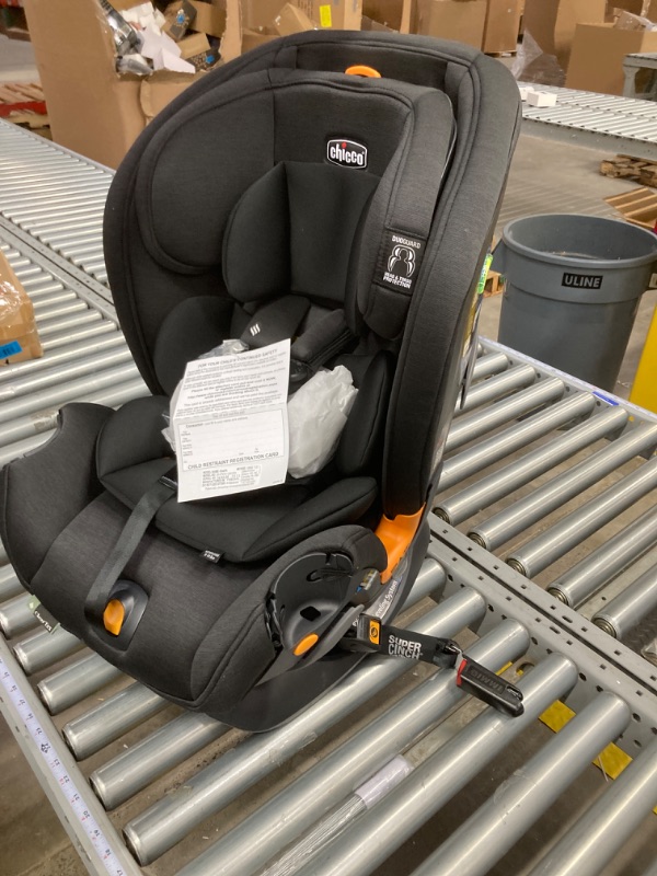 Photo 2 of Chicco OneFit ClearTex All-in-One, Rear-Facing Seat for Infants 5-40 lbs, Forward-Facing Car Seat 25-65 lbs, Booster 40-100 lbs, Convertible| Obsidian/Black