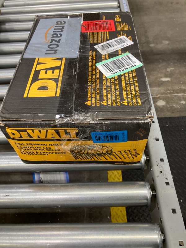 Photo 3 of DEWALT DWC8R99BCG Coil Framing Nail, 2-1/2" L, Round Head, 2-1/2" L, Diamond Point, 0.099" Smooth Shank, Metal