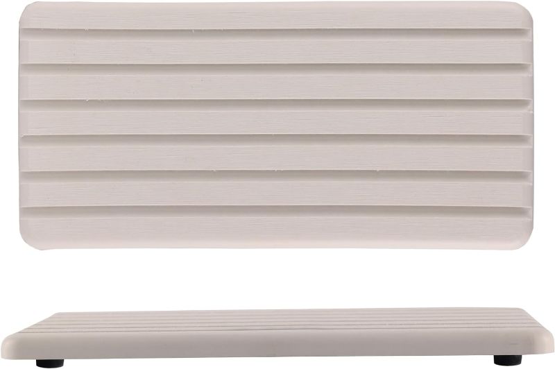 Photo 1 of **3 Pack** Quick Drying Stone Mat for Kitchen Counter Dish Drying Mats Super Absorbent Stone Dish Drying Pads Diatomaceous Earth Rack Tableware Mat Dish Pad with feet 12”x16”-White