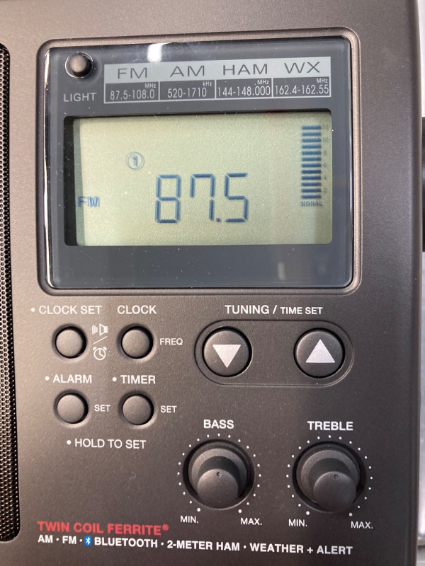 Photo 3 of C. Crane CCRadio 3 Long Range Reception AM, FM, NOAA Weather Plus Alert and 2-Meter Ham Band Portable Digital Radio with Bluetooth