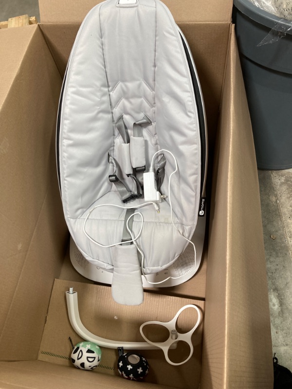 Photo 2 of 4moms MamaRoo Multi-Motion Baby Swing, Bluetooth Baby Swing with 5 Unique Motions, Grey Gray