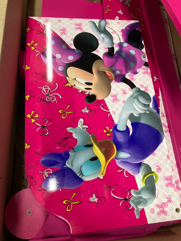 Photo 3 of Delta Children Deluxe Toy Box, Disney Minnie Mouse