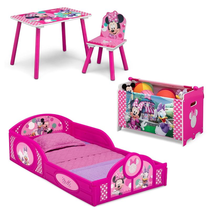 Photo 1 of Delta Children Toddler Bed, Disney Minnie Mouse