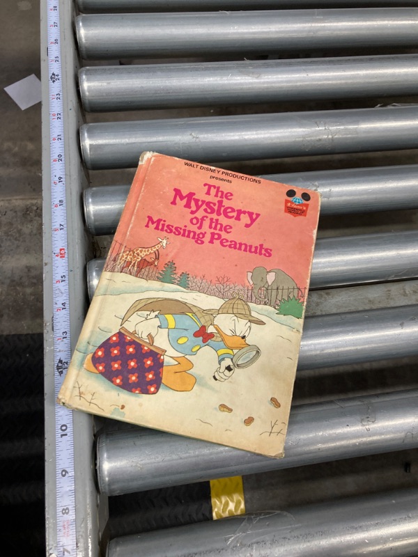 Photo 2 of **THE BOOK IS REALLY OLD AND IS WORN OUT*** Walt Disney Productions Presents The Mystery of the Missing Peanuts
