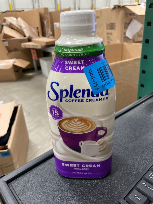 Photo 2 of SPLENDA Sugar Free Sweet Cream Coffee Creamer, 32 Fl Oz Sweet Cream 32 Fl Oz (Pack of 1)