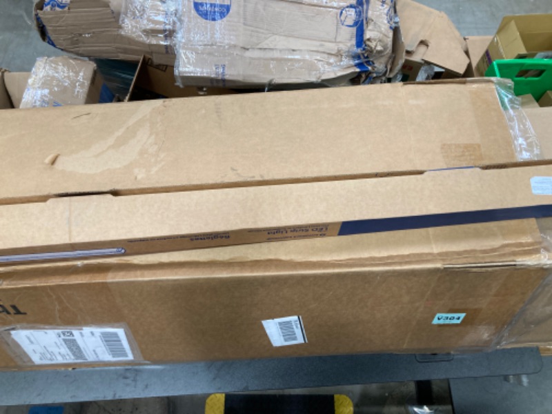 Photo 1 of MNSS 96 in. 128-Watt Equivalent Integrated LED White Strip Light Fixture 4000K