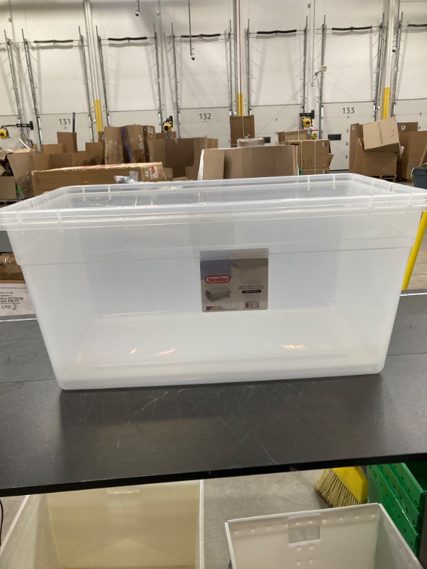 Photo 1 of 2 PIECE BUNDLE! 90 Qt. Storage Box