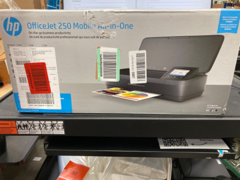 Photo 2 of HP OfficeJet 250 All-in-One Portable Printer with Wireless & Mobile Printing, Works with Alexa (CZ992A) Black