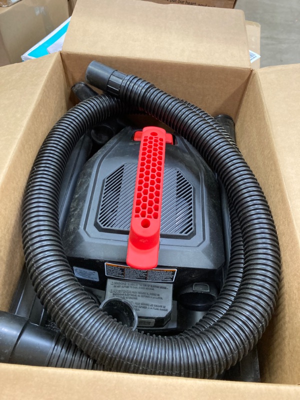 Photo 1 of ***( parts only)***
CRAFTSMAN CMXEVBE17040 4 Gallon 5.0 Peak HP Wet/Dry Vac, Portable Shop Vacuum with Attachments