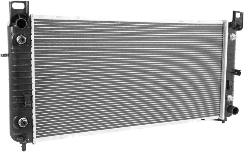 Photo 1 of 2370 Radiator Compatible with Cadillac Escalade 6.0 V8 2002-2006, 34'' Radiator for For Chevy Silverado 1500 2500 Suburban Tahoe 4.8 5.3 6.0L | 26mm Core Thickness