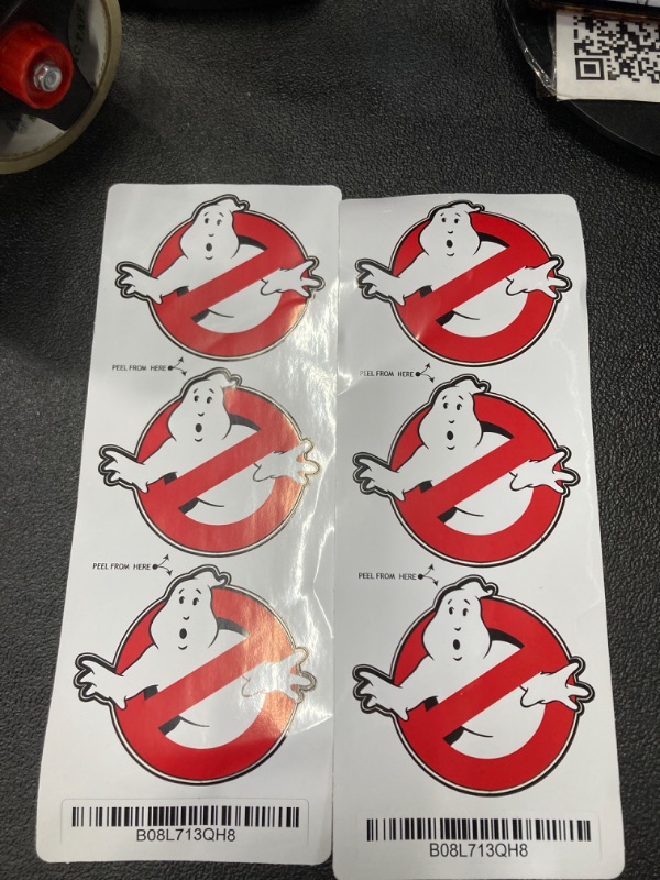 Photo 2 of 2 Packs of Set of 3 - Ghostbusters - Sticker Graphic - Auto, Wall, Laptop, Cell, Truck Sticker for Windows, Cars, Trucks