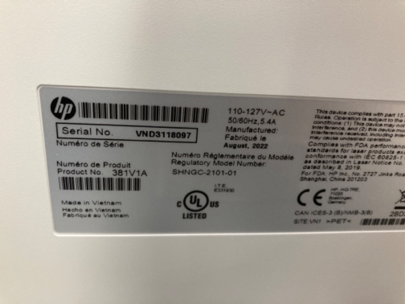 Photo 5 of HP LaserJet-Tank MFP 2604sdw Wireless Black & White Printer Prefilled With Up to 2 Years of Original HP-Toner (381V1A) New version