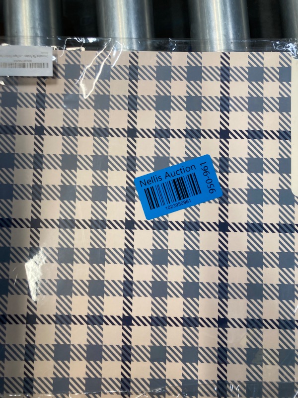 Photo 2 of Decorative File Folders 8 Pack - 8 Different Blue Plaid Fashion Designs, 1/3 Cut Tabs Letter Size 9x11.5 inch, 350gsm Thick Paper Matte Finish, Essential Stationery for Home, School & Office