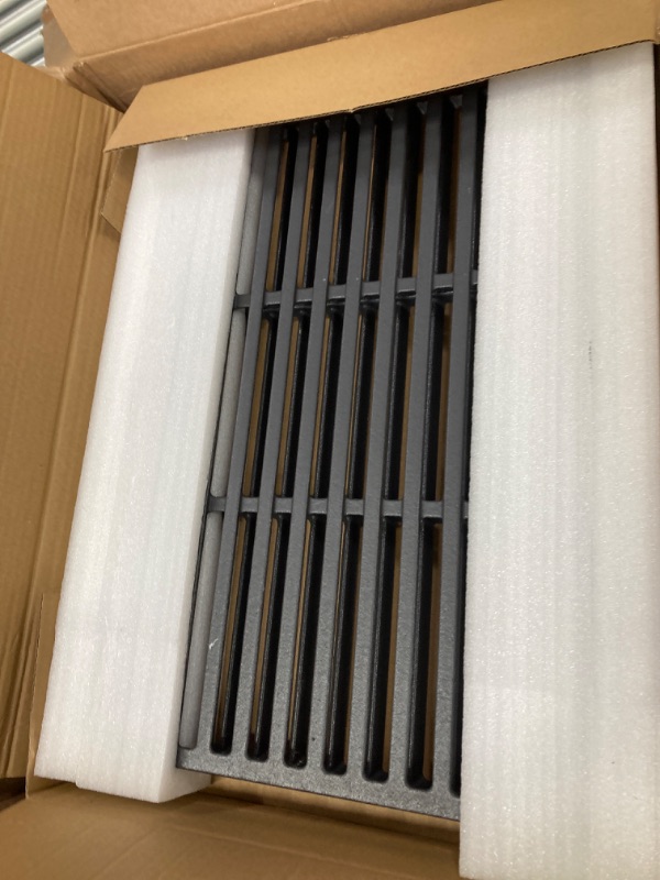 Photo 2 of 19.5 inch Grill Grates Replacement for Weber7528 7524 Genesis E-310, E-320, E-330, S-310, S-320, S330, EP-310, EP-320, EP-330, 2-Pack Cast-Iron Cooking Grid (19.5" x12.9" x0.5").