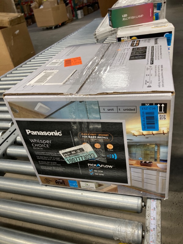 Photo 4 of ***NO WIRING***Panasonic Whisper Choice DC Pick-A-Flow 80/110 CFM Ceiling Bathroom Exhaust Fan with Flex-Z Fast Bracket