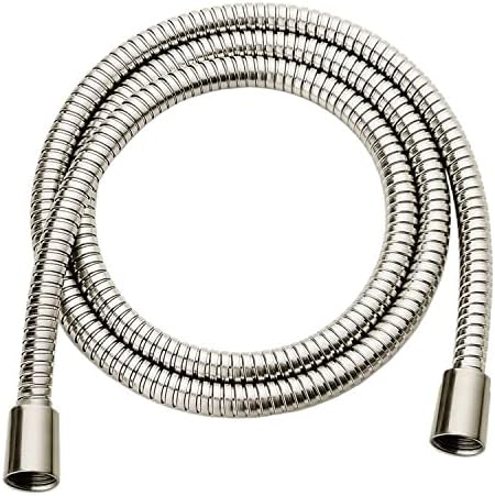 Photo 1 of BRIGHT SHOWERS Shower Hose For Hand Held Shower Heads, 59 Inches Cord Stainless Steel Hand Shower Hose, Ultra-Flexible Replacement Part with Brass Insert, Brushed Nickel